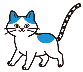 にゃん湖 立ち姿（四足）
